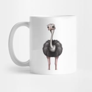 Cute Ostrich Drawing Mug